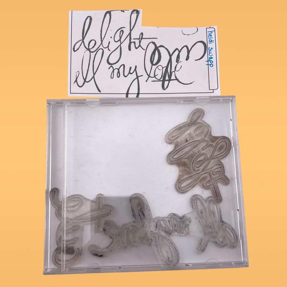 Acrylic Stamps by Heidi Swapp